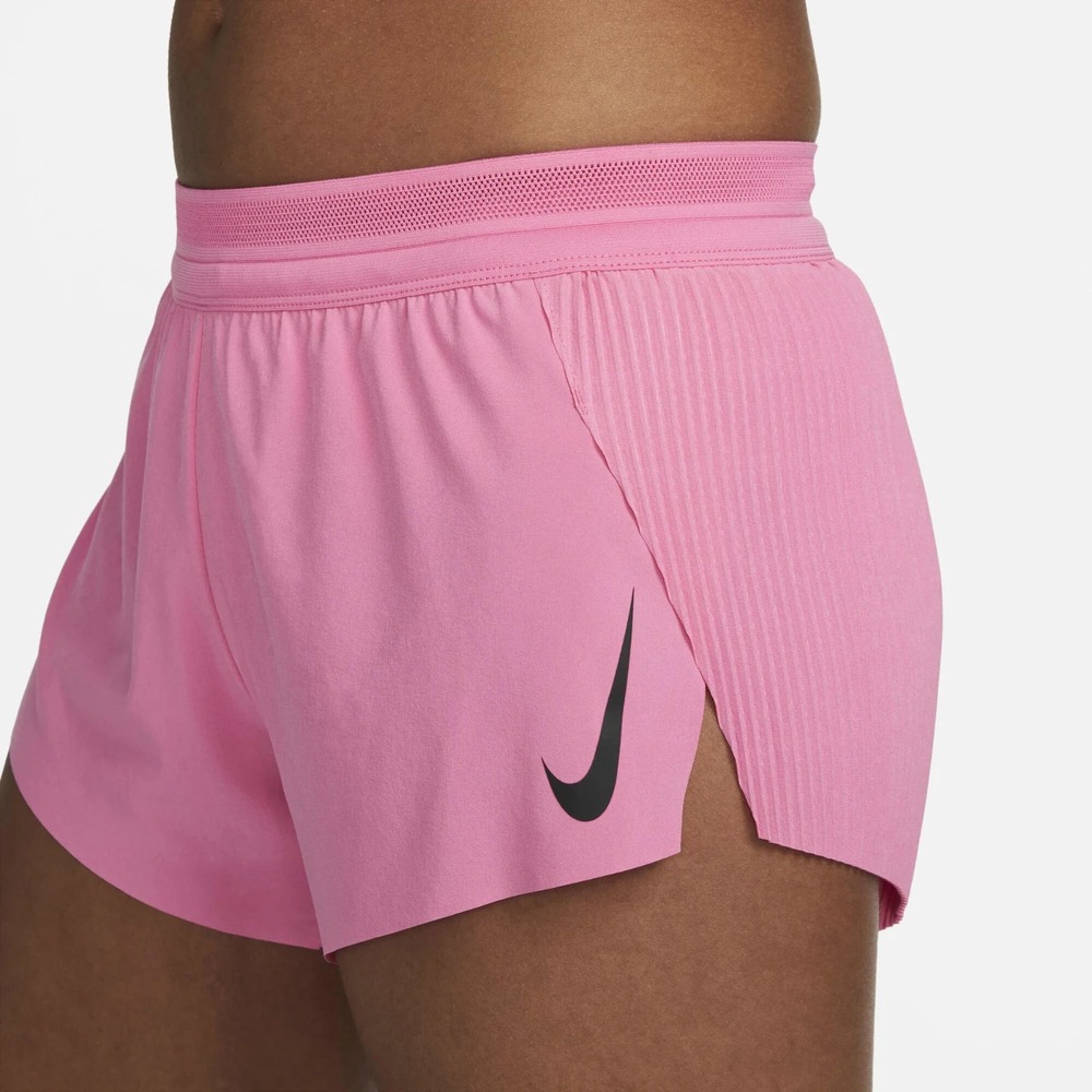 Nike AeroSwift Dri-FIT ADV Running Shorts Womens XS Pink 3" CZ9398-606